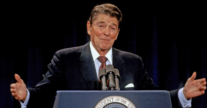 In a different time, ‘The Great Communicator’ unified America
