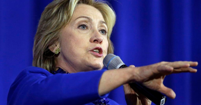 Hillary Clinton speech interrupted by protesters calling her ‘war criminal’
