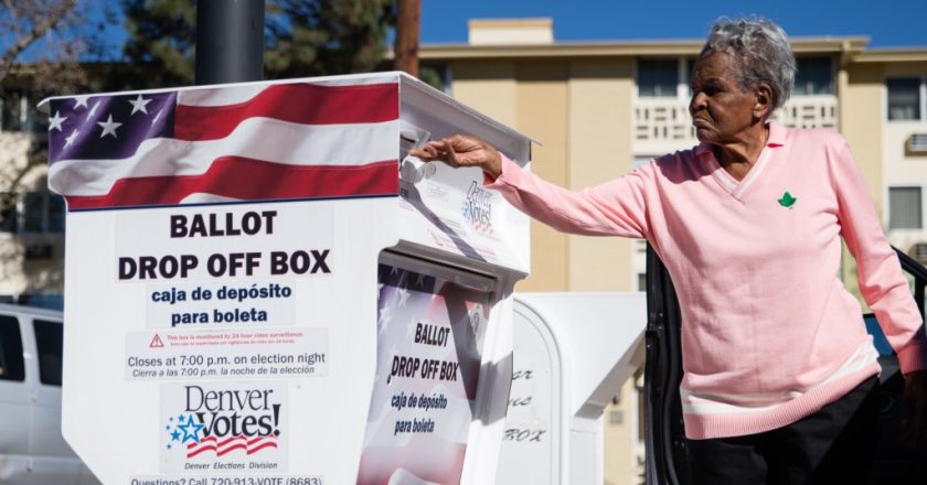 Ballot drop-off and polling locations in Colorado