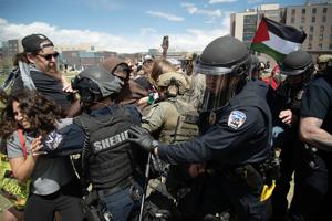 Sharf: No, left-tilting media,  campus protestors aren’t anti-war, just anti-Jew