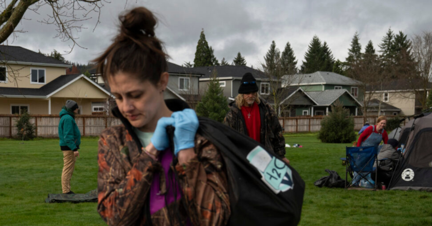 Supreme Court could pave the way for homeless camp bans in hearing of anti-camping complaint