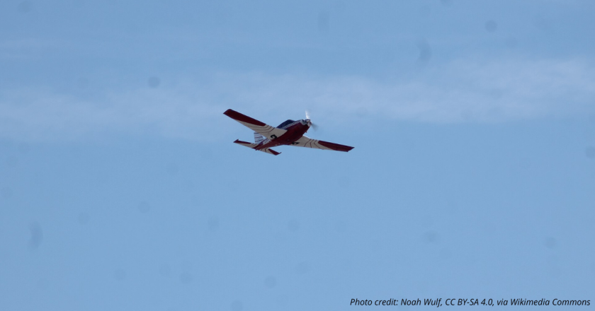 Single-engine aircraft landed in field near Monument due to engine trouble